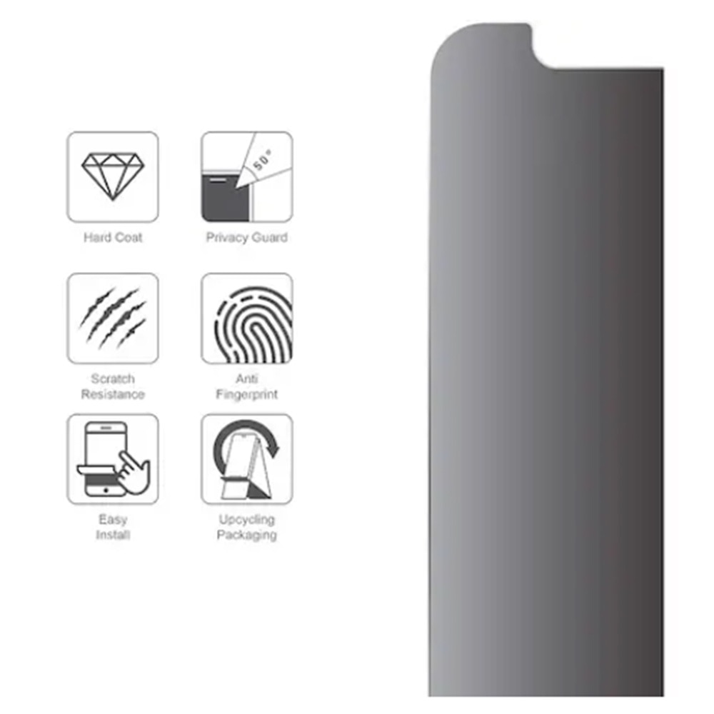 Set de 2 folii de protectie din sticla securizata pentru telefon, yingshuijing, protectie privata, rezistenta la zgarieturi, transparenta, compatibila cu iPhone 15