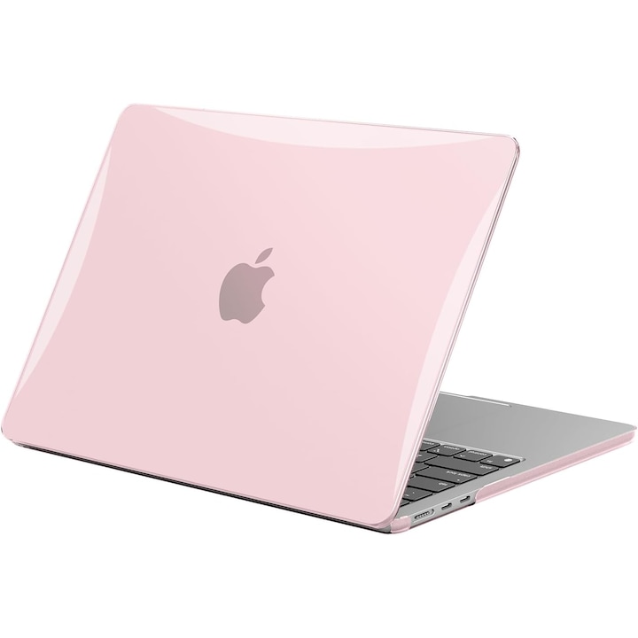 Etui pentru Laptop, EtuiTab, model pentru MacBook Air 13", roz, material poliweglan, acces facil la sloturi