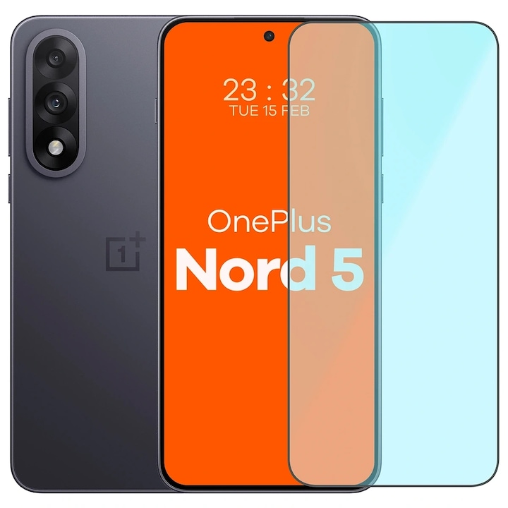 Folie sticla securizata Bizon Smart Glass compatibila cu OnePlus Nord 5, Transparent