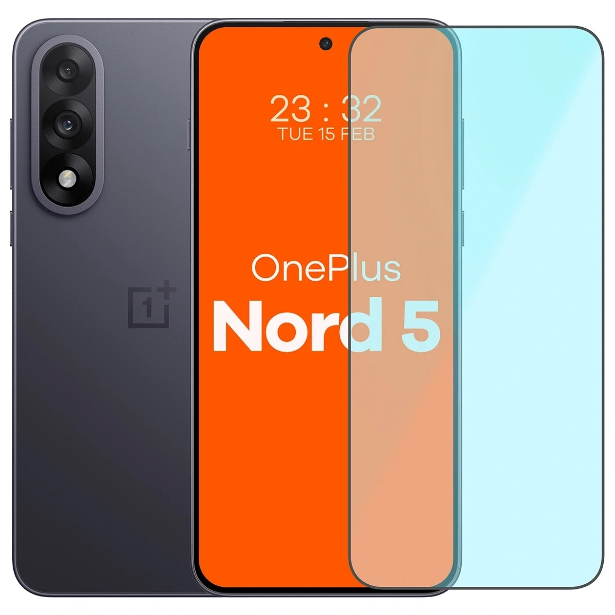 Folie sticla securizata Bizon Smart Glass compatibila cu OnePlus Nord 5, Transparent