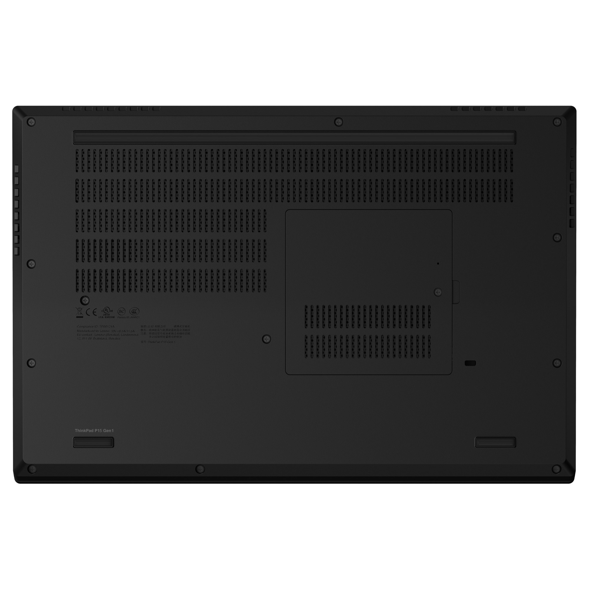 Laptop Lenovo ThinkPad P15 G1 (Intel), 15.6" FHD IPS, Intel Core I7-10750H, 96GB DDR4, 1TB SSD m2 PCIe, 2TB SSD m2 PCIe, NVIDIA Quadro T1000 4GB GDDR6, Windows 11 Pro, Black