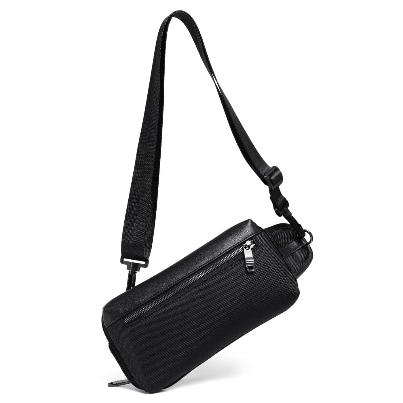 Rucsac 2v1 MYBALO Narvalo DUO, capacitate 24-27 l, pentru laptop 15,6", tableta 9", extensibil, port USB, impermeabil, negru, 42x30x18cm