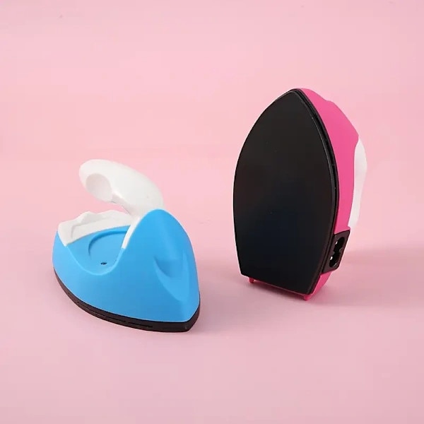 Fier de calcat mini multifunctional portabil, alb, 10x15cm