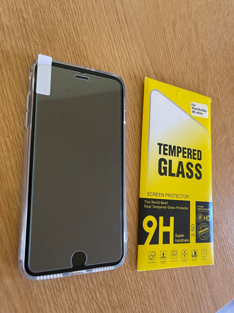 Folie de protectie tempered glass pentru iPhone 7 Plus / 8 Plus full face transparent