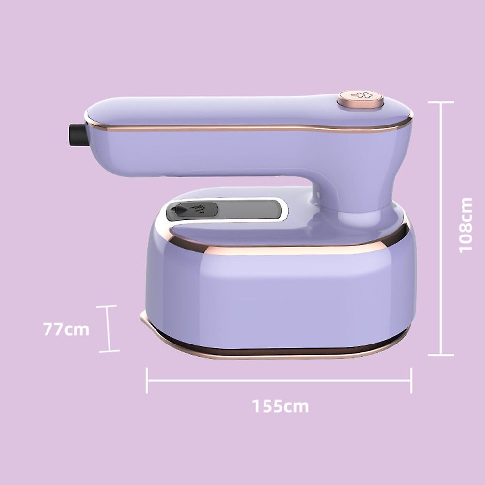 Fier de calcat portabil pliabil, alb, 150°C, compact, 90° rotativ, mini