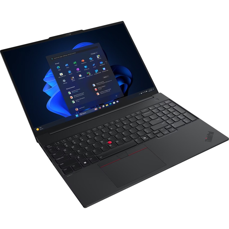 Laptop Lenovo ThinkPad E16 Gen 3 Procesor Intel® Core™ Ultra 5 228V 8M Cache, up to 4.5 GHz, 16" WQXGA, 32GB DDR5, 1TB SSD, Intel Graphics, Negru