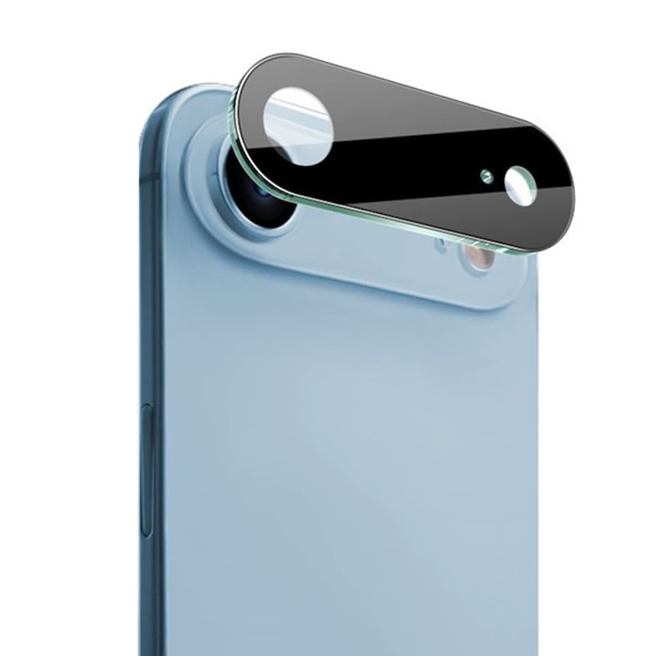 Folie Camera pentru iPhone 17 Air - Techsuit Full Camera Glass - Black