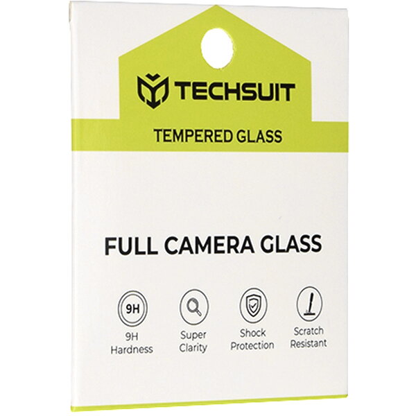 Folie Camera pentru Honor X7b / X7b 5G / 90 SMART - Techsuit Full Camera Glass - Black