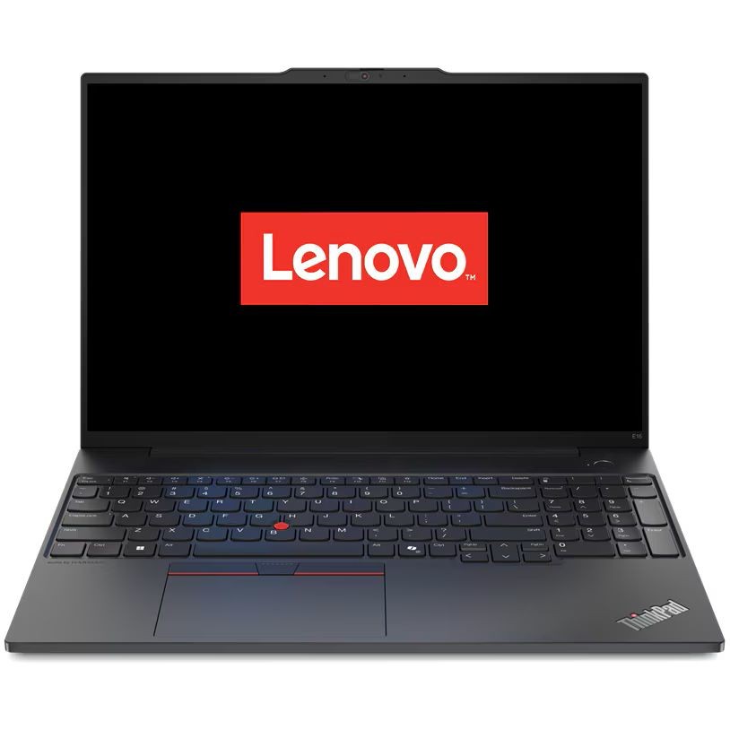 Laptop Lenovo ThinkPad E16 Gen 2 cu procesor Intel® Core™ Ultra 7 155H, 16" WUXGA, IPS, 32GB DDR5, 1TB SSD, Intel® Graphics, No OS, Black