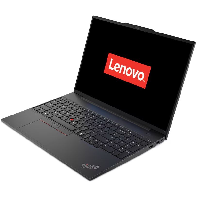Laptop Lenovo ThinkPad E16 Gen 2 cu procesor Intel® Core™ Ultra 7 155H, 16" WUXGA, IPS, 32GB DDR5, 1TB SSD, Intel® Graphics, No OS, Black