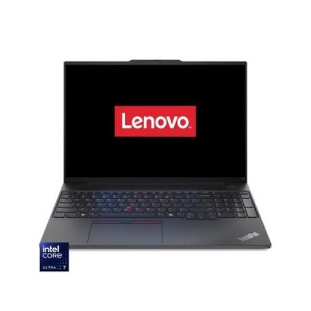 Laptop Lenovo ThinkPad E16 Gen 2 cu procesor Intel® Core™ Ultra 7 155H, 16" WUXGA, IPS, 32GB DDR5, 1TB SSD, Intel® Graphics, No OS, Black