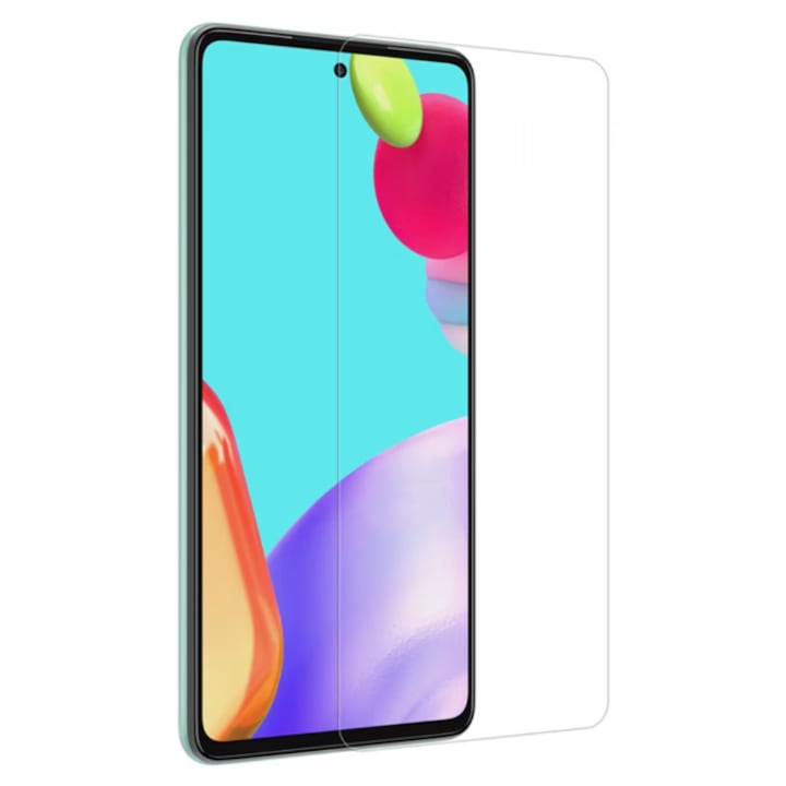 Folie sticla MatTech, compatibila cu Oppo Reno 12F 5G / 12FS 5G Case Friendly, Grosime de 0.33mm, Duritate 9H, Anti-Fingerprint, Margini Rotunjite, Transparent
