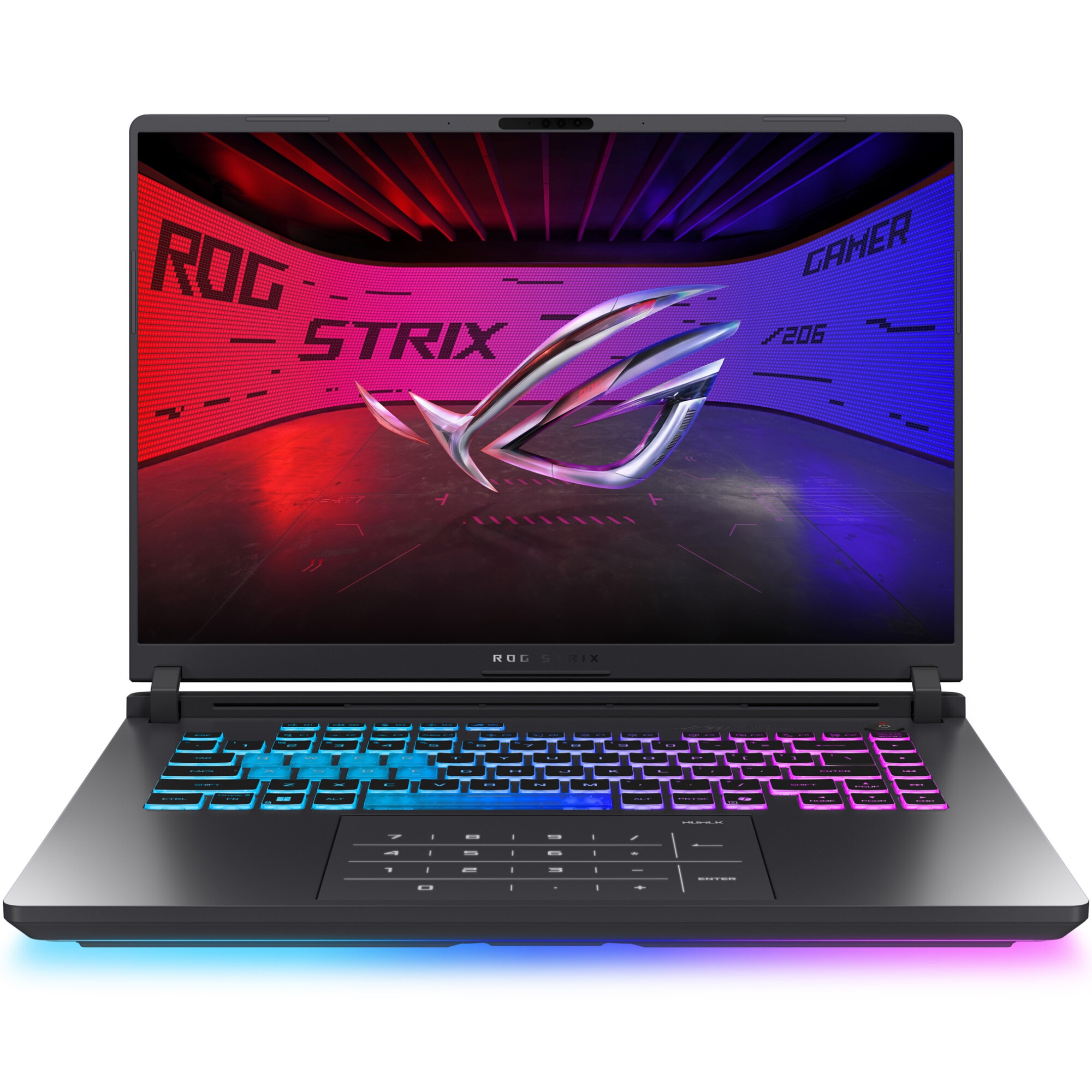 Laptop Gaming ASUS ROG Strix G16, cu procesor Intel Core Ultra 9 275HX, 16'' IPS, 32 GB DDR5, 1 TB SSD, NVIDIA GeForce RTX 5080, 16GB GDDR7, Fr OS