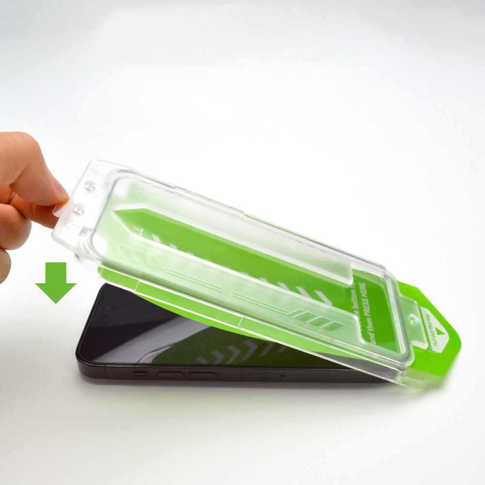 Folie protectie telefon pentru Iphone 13 Pro, WOZINSKY, Sticla Securizata, Negru/Transparent