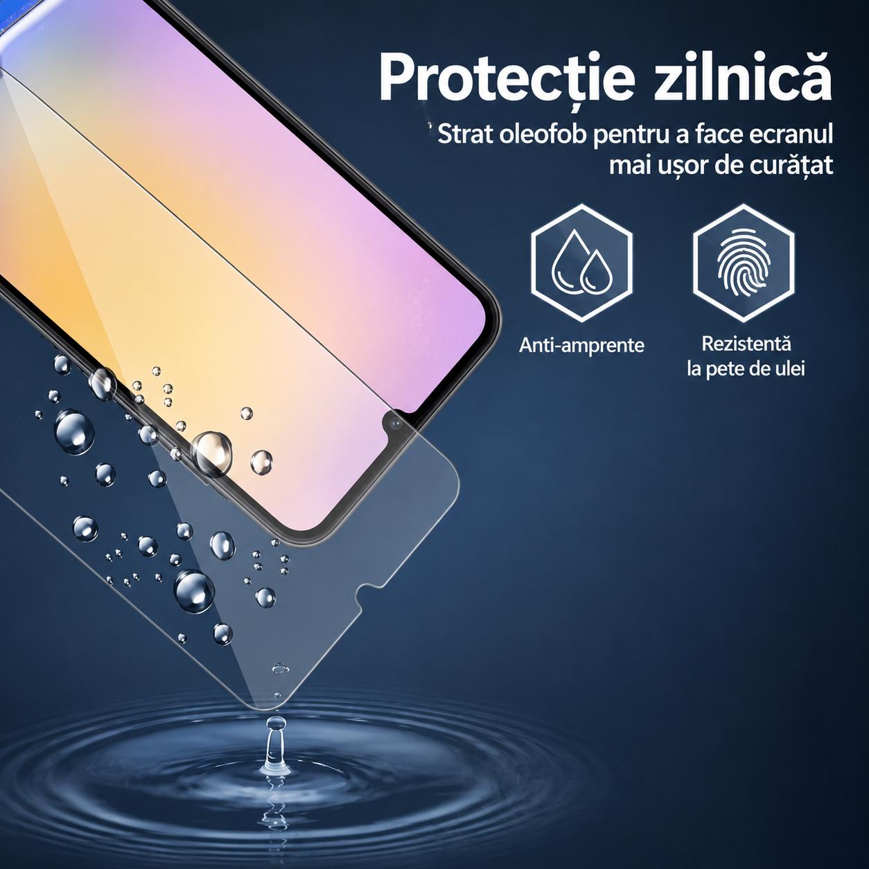 Folie sticla MatTech Premium, compatibila cu Samsung Galaxy S26 Plus, Case Friendly, Grosime de 0.3mm, Duritate 9H, Transparent