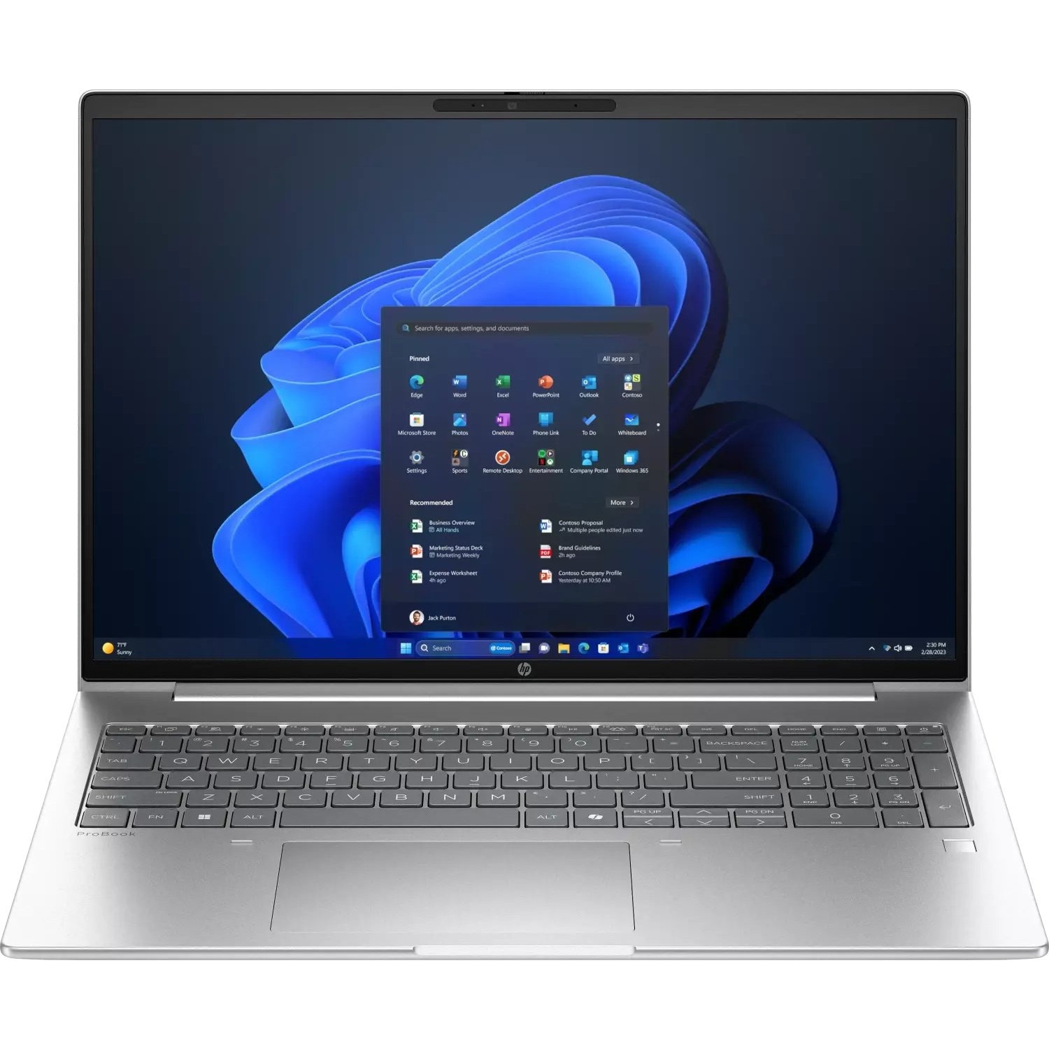Laptop HP ProBook 4 G1iR, 16" WUXGA, Intel® Core™ i5 1334U pana la 4.6 GHz, 16 GB RAM DDR5 5600, 512 GB SSD, Intel Iris Xᵉ Graphics, Windows 11 Pro, Pike Silver 512 GB