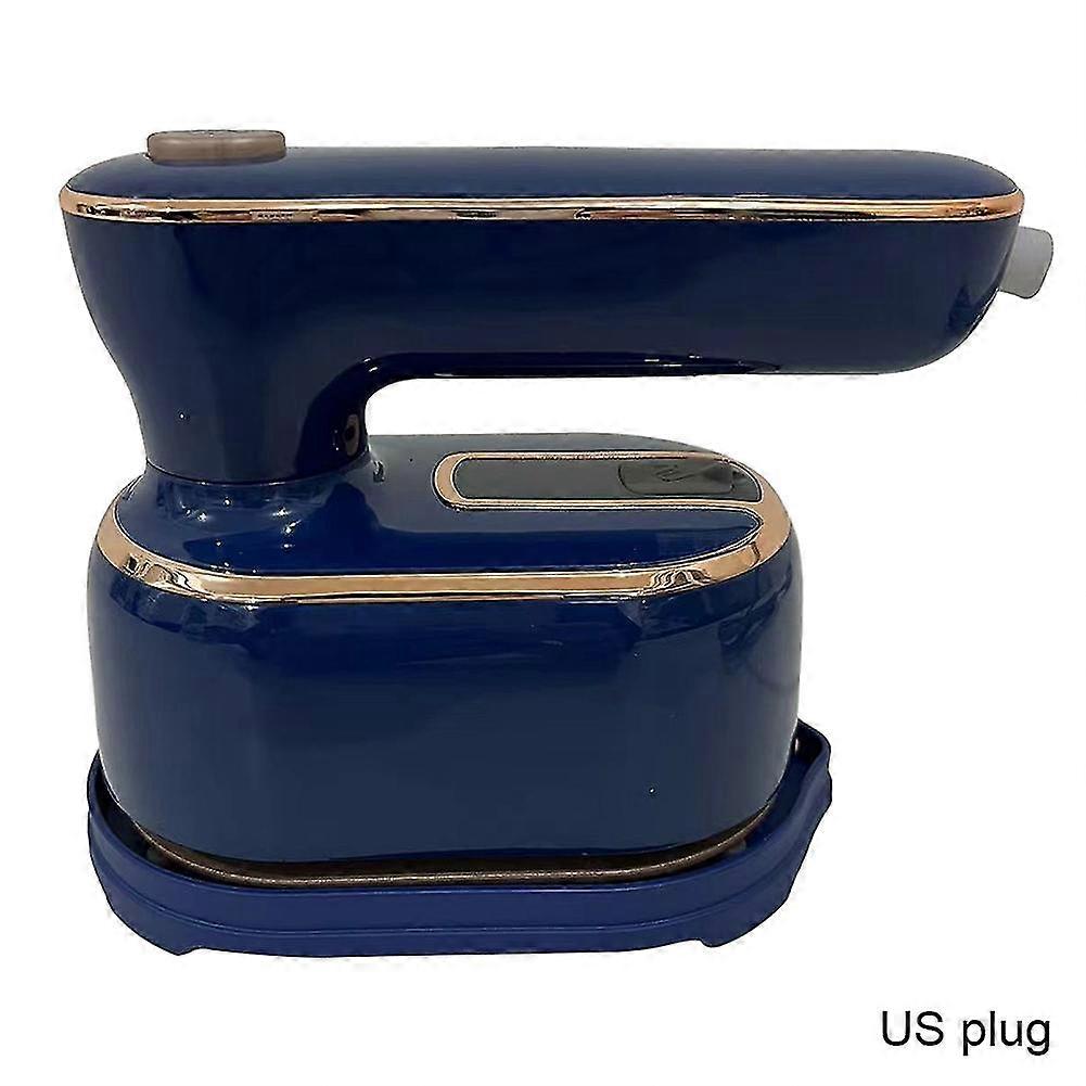 Fier de calcat cu aburi portabil, 1000W, capacitate 100ml, albastru, 15.5x7.7x10.8cm