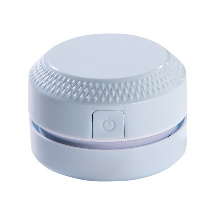 Aspirator portabil birou ergonomic albastru 6.3x8.5cm
