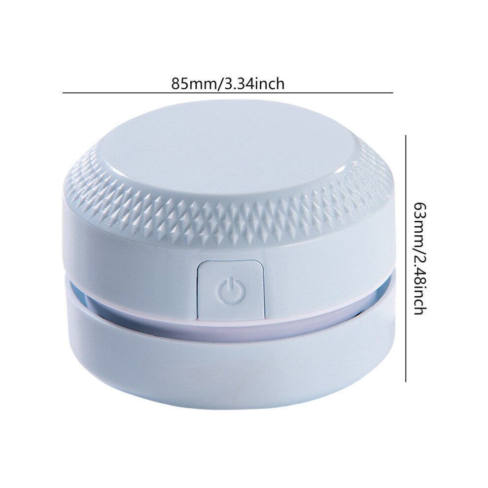 Aspirator portabil birou ergonomic albastru 6.3x8.5cm