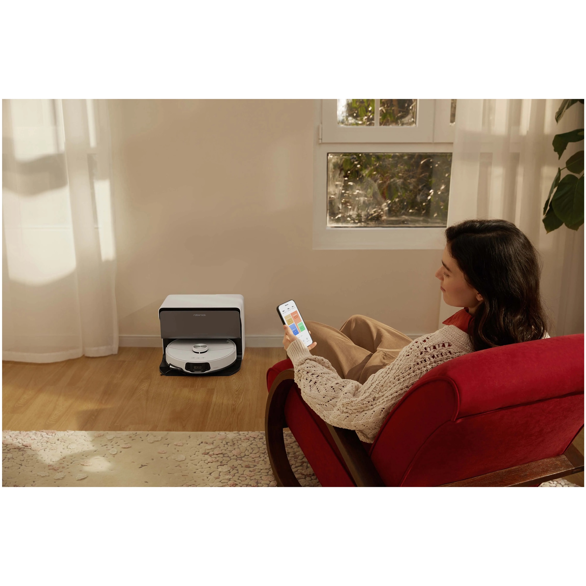 Aspirator robot Roborock S8 MaxV Ultra Combi, 60 W, 10000 Pa, Autonomie 180 minute, Recipient praf 0.27 l, Rezervor apa 0.1 l, 300 mp, Wi-Fi, Amazon Alexa, Siri, Google Home (Alb)