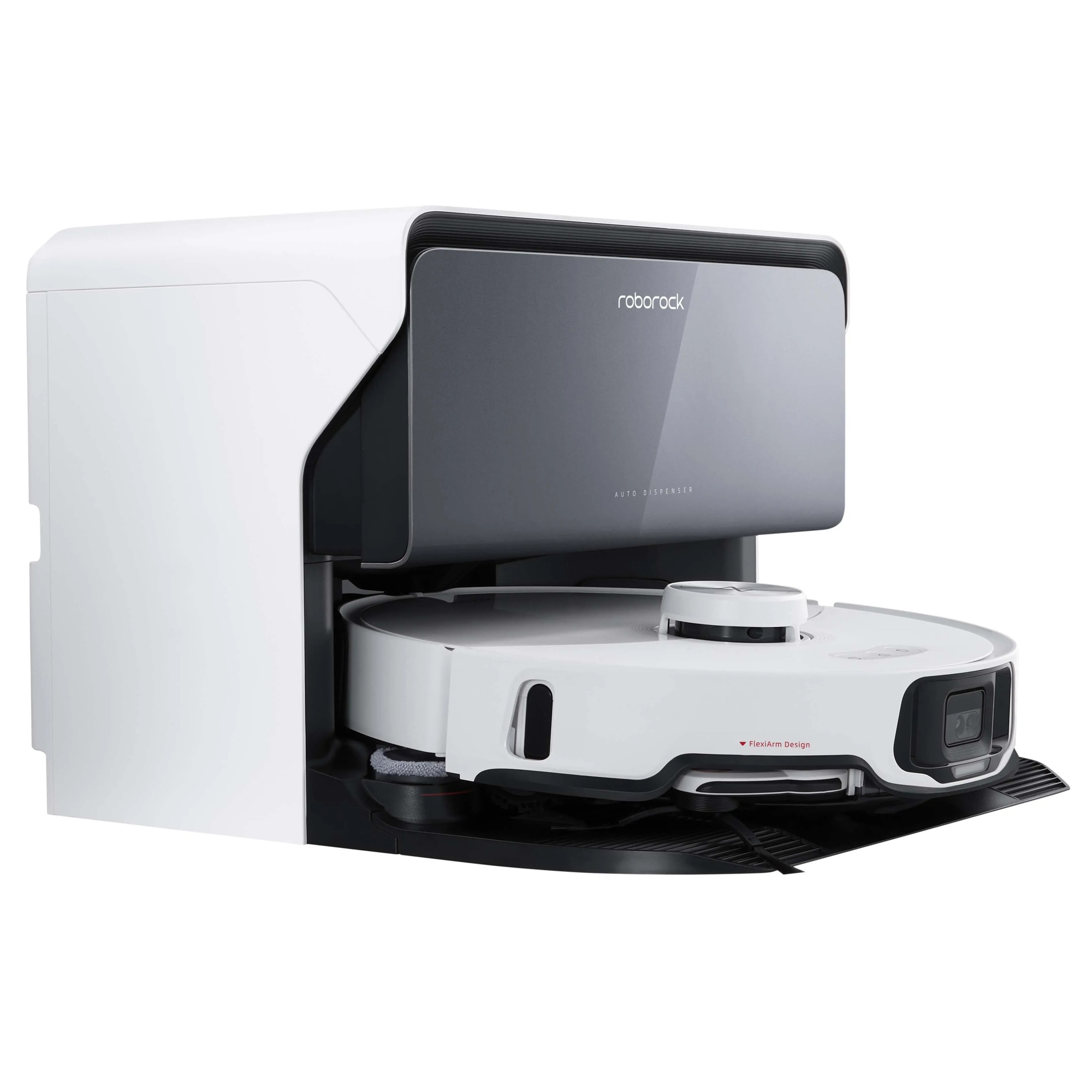 Aspirator robot Roborock S8 MaxV Ultra Combi, 60 W, 10000 Pa, Autonomie 180 minute, Recipient praf 0.27 l, Rezervor apa 0.1 l, 300 mp, Wi-Fi, Amazon Alexa, Siri, Google Home (Alb)