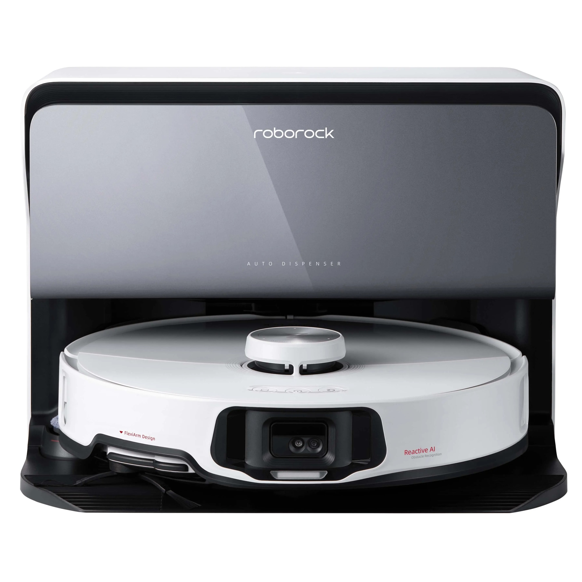 Aspirator robot Roborock S8 MaxV Ultra Combi, 60 W, 10000 Pa, Autonomie 180 minute, Recipient praf 0.27 l, Rezervor apa 0.1 l, 300 mp, Wi-Fi, Amazon Alexa, Siri, Google Home (Alb)