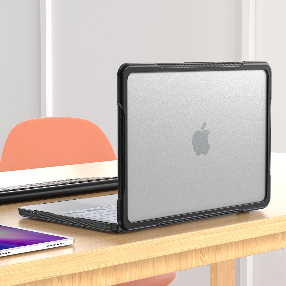 Carcasa laptop Tech-Protect Velar compatibila cu MacBook Neo 13 inch, Negru / Transparent