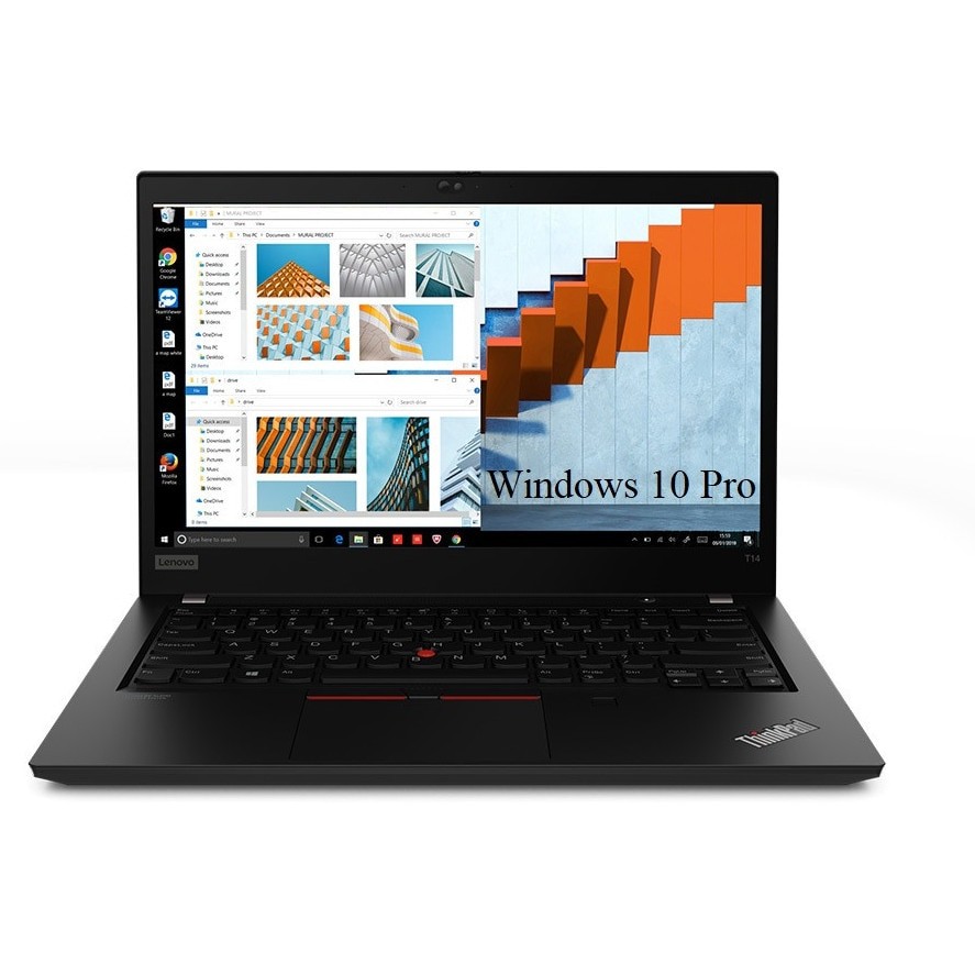 Laptop Lenovo ThinkPad T14 Gen 2 AMD, 14" FHD IPS, AMD Ryzen 5 PRO 5650U 6-core, 24GB DDR4, 2TB SSD m2 PCIe, AMD Radeon Graphics, Windows 10 Pro, 1.46 kg Black