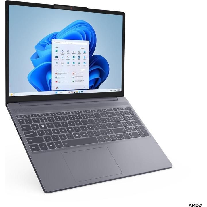 Laptop Lenovo IdeaPad Slim 3 15ARP10 83K700B0PB, 15.3 inch 1920 x 1200, AMD Ryzen 5 7535HS 6 C / 12 T, 3.3 GHZ - 4.55 GHz, 3 MB 16 MB cache, 24 GB DDR5, 512 GB SSD, AMD Radeon Graphics, Windows 11