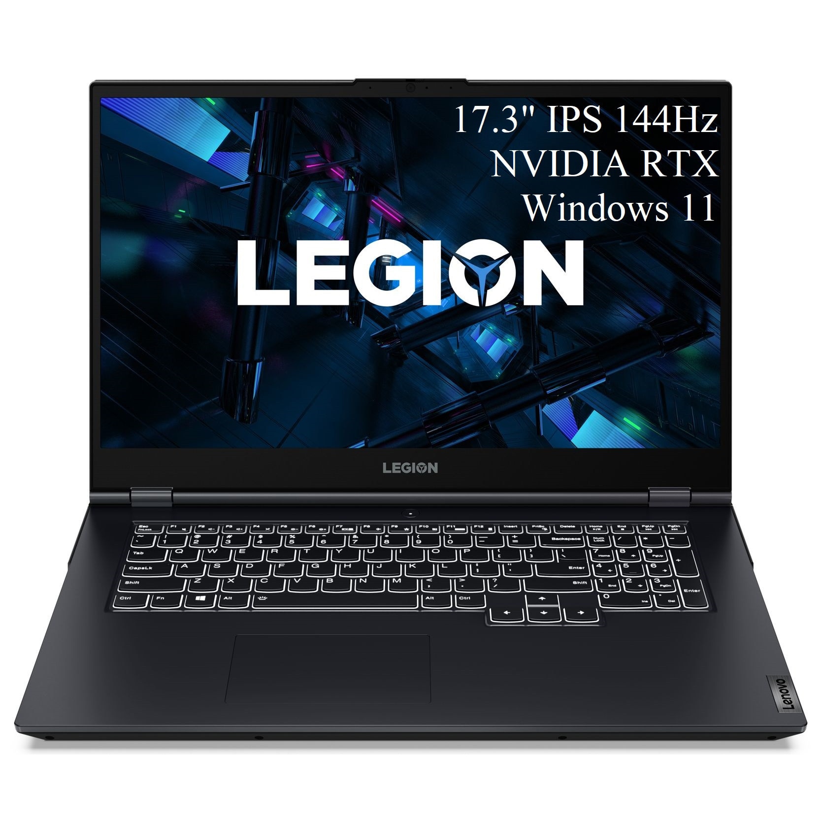 Laptop Lenovo Legion 5 17ACH6H, 17.3" FHD IPS 300nits 144Hz, AMD Ryzen 7 5800H 8-core, 40 GB DDR4, 256 GB SSD m2 PCIe, 512 GB SSD m2 PCIe, NVIDIA GeForce RTX 3060 6GB GDDR6, Windows 11 Home, 2.98 kg Phantom Blue