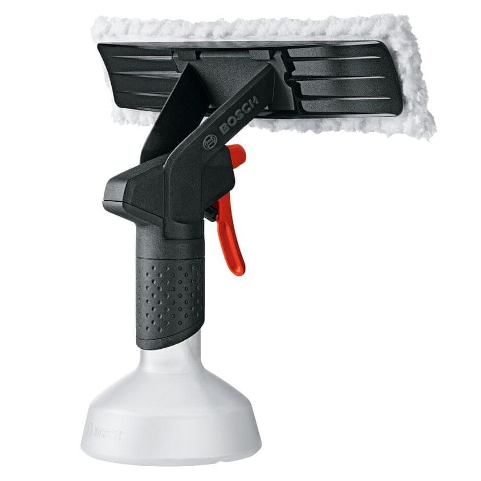 Aspirator de geam Bosch GlassVAC, acumulator, negru rosu argintiu, 22x7x7cm, 0.1L, 700g