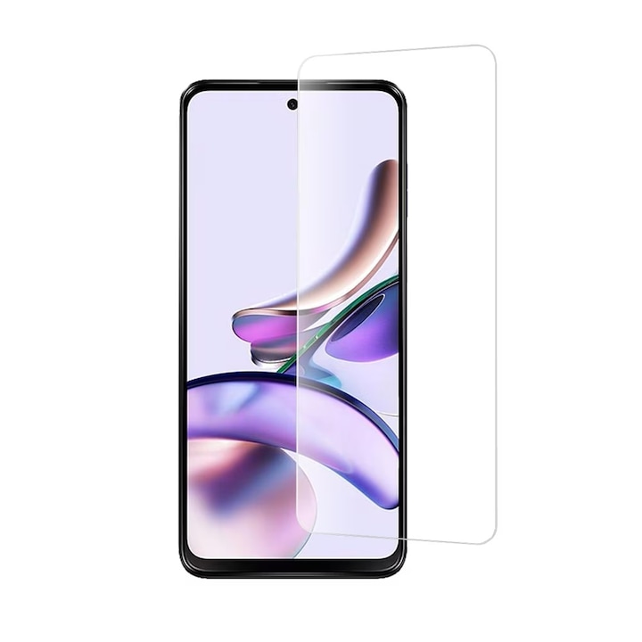Folie sticla securizata compatibila cu Motorola Moto G13 / G23 / G53 / G73, 2,5D, 9H