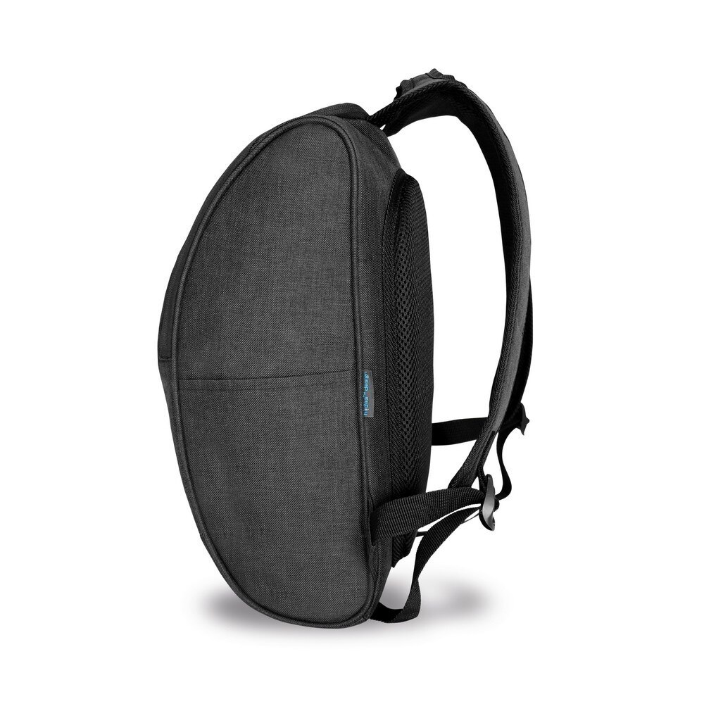 Rucsac Laptop 15.6 inch, Everestus, LR, 600D densitate mare, antracit, saculet de calatorie si eticheta bagaj incluse