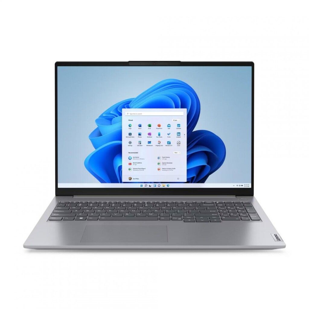 Laptop Lenovo ThinkBook 16 G6 IRL, 16 inch 1920 x 1200, Intel Core i3-1315U 6 C / 8 T, 1.2 GHz - 4.5 GHz, 10 MB cache, 28 W, 8 GB DDR5, 256GB SSD, Intel UHD Graphics, Windows 11 Pro Educational