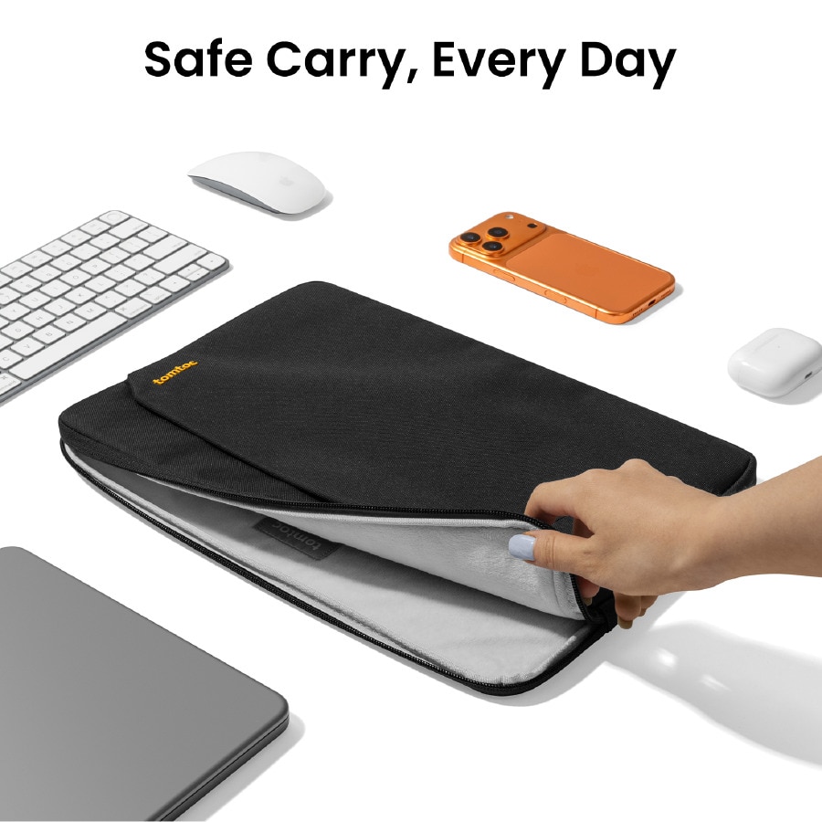 Husa Tomtoc Light A18 compatibila cu Macbook Neo 13 inch 2026, Negru