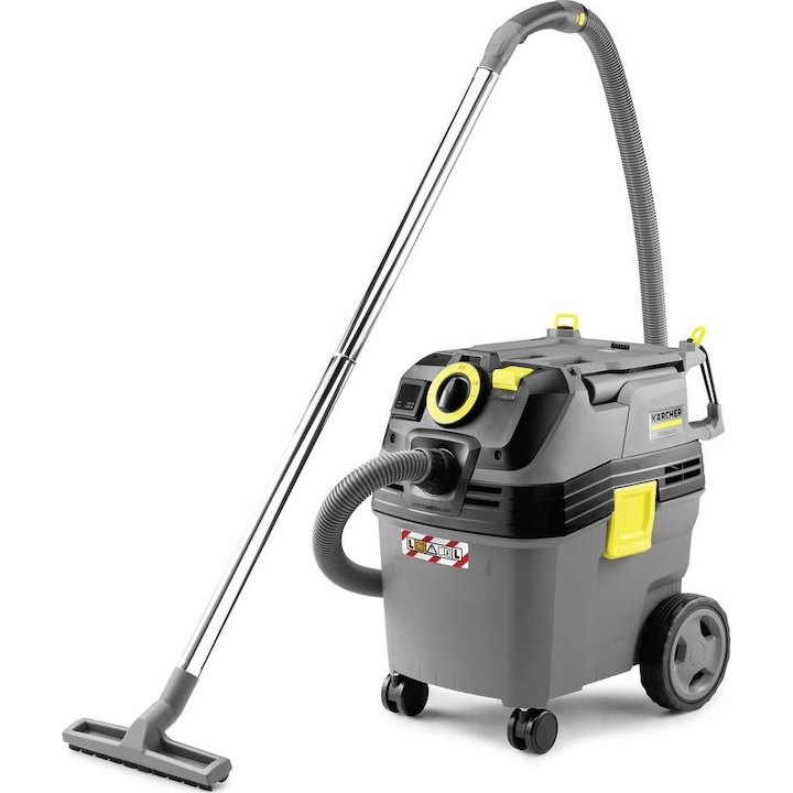 Aspirator umed-uscat KARCHER, 1380 W, capacitate 30 L, debit aer 74 l/s, 254 mbar, Gri