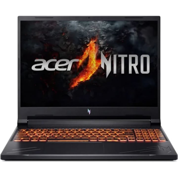 Laptop Acer Intel Raptor Lake NH.U5BEX.007, 16 inch 1920 x 1200 pixeli, Intel 8 C / 12 T, 4.80 GHz, 12 MB Smart Cache cache, 16 GB DDR5, 512 GB SSD, nVidia, Fara sistem de operare, Tastatura English, Negru