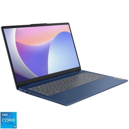 Laptop Lenovo IdeaPad Slim 3 15IAH8 15.6", FHD, Intel Core i5-12450H, 8 cores, 8 GB DDR5, 1 TB SSD NVME, No OS, Abyss Blue