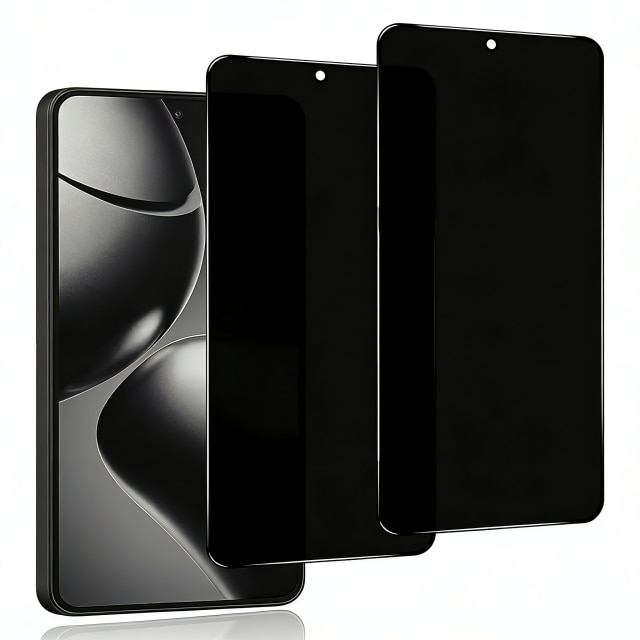Folie protectie telefon, 2 bucati, sticla securizata 9H, protectie confidentialitate, Xiaomi 15T/15t Pro, 6.8 inch