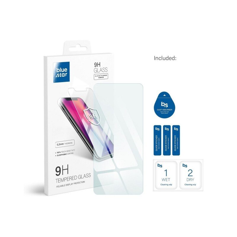Folie Sticla Securizata Bluestar Dreapta Compatibila Cu Xiaomi Redmi 12C, Duritate 9h, Transparenta