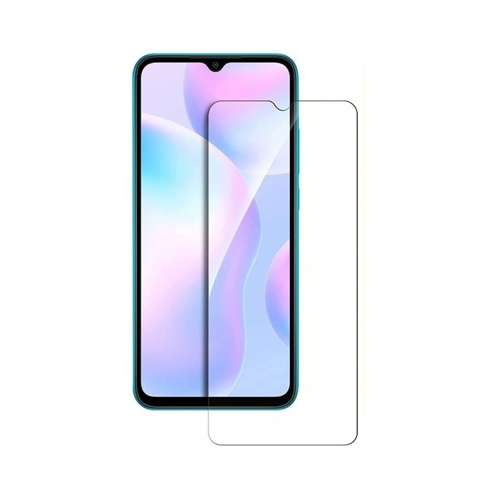 Folie Sticla Securizata Bluestar Dreapta Compatibila Cu Xiaomi Redmi 12C, Duritate 9h, Transparenta