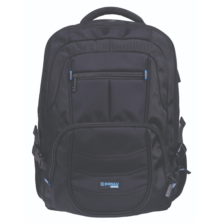 Rucsac pentru laptop 17" Donau Travel Amsterdam, negru