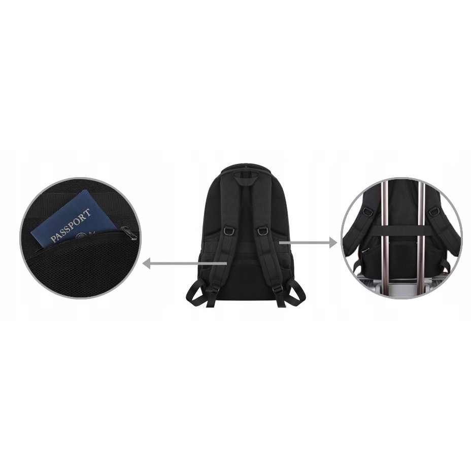 Rucsac pentru laptop, Matein, 37L, 15.6"
