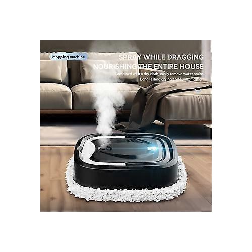 Robot aspirator inteligent negru, mop electric, 150mp