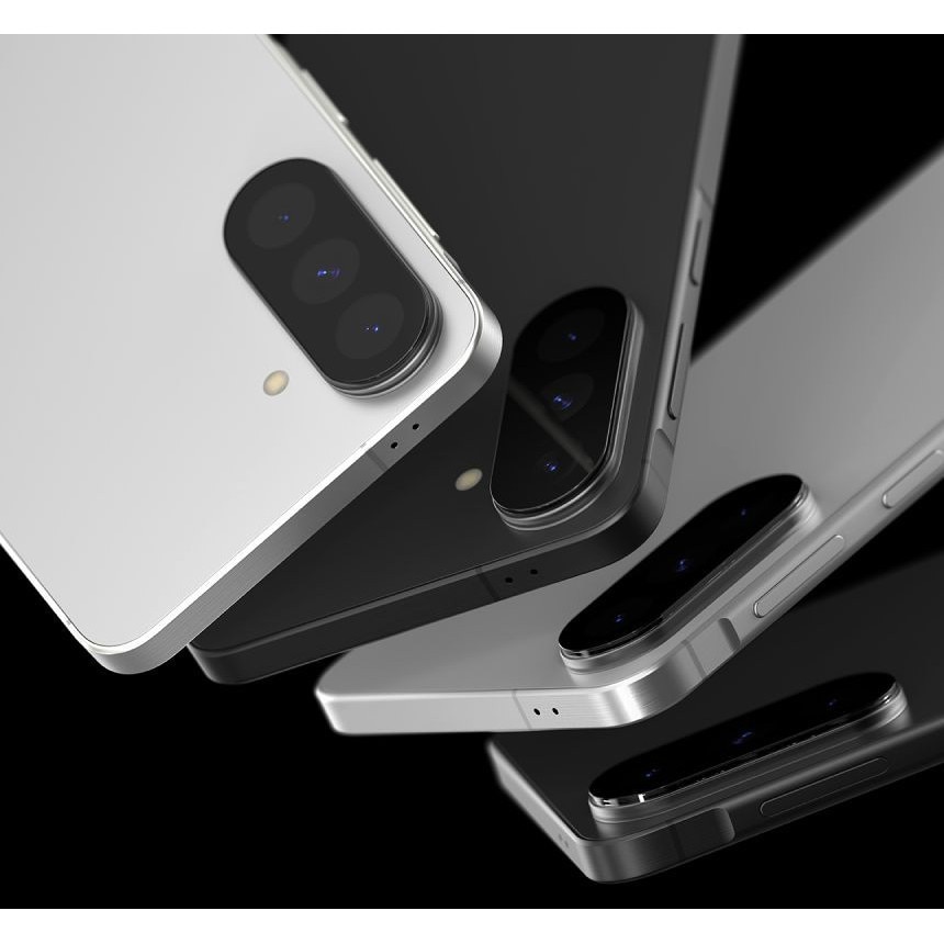 Set 2 folii sticla securizata camera foto Ringke Camera Full Cover compatibile cu Samsung Galaxy A57 5G, Negru