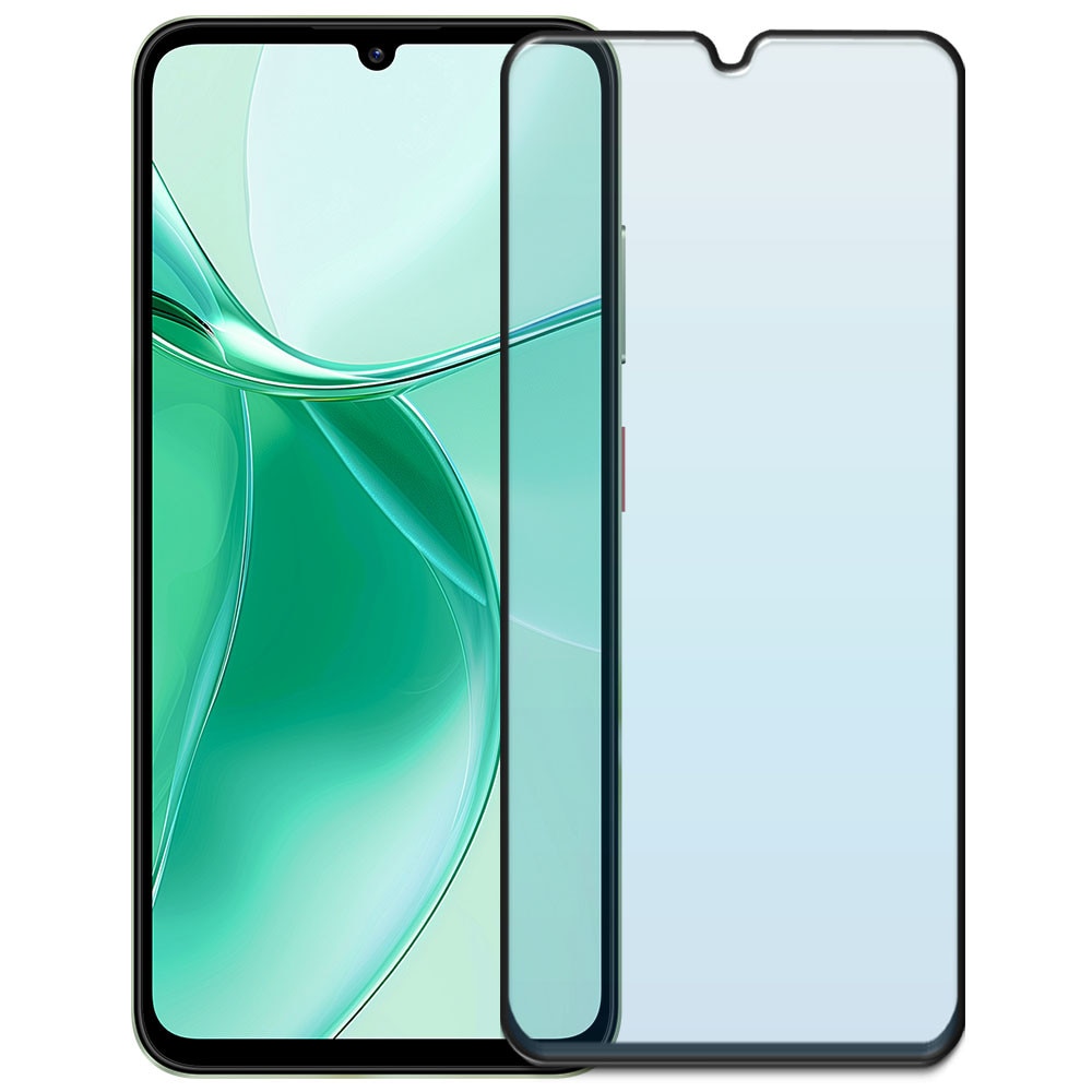 Folie din sticla securizata pentru ZTE Blade A35, HAMSTERBOX Glass Shield, Protectie completa ecran, Full face, Aplicare rapida, Case Friendly, Transparenta