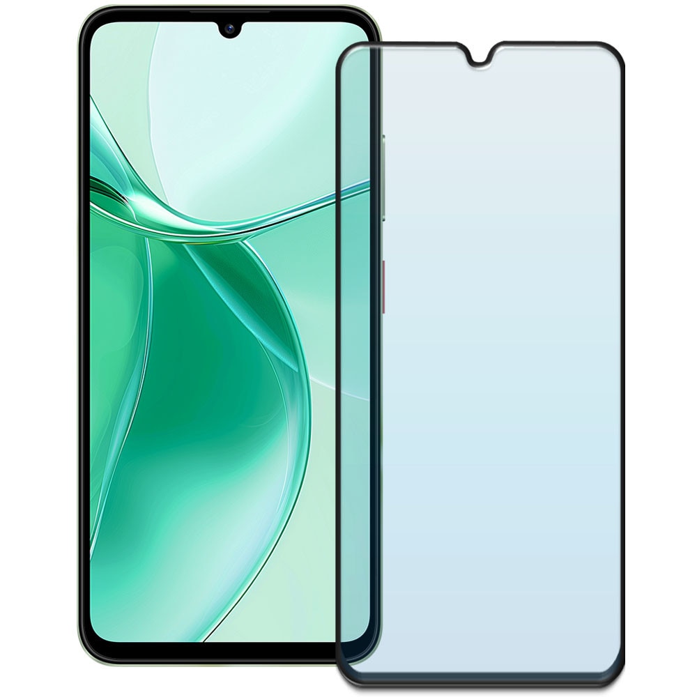 Folie din sticla securizata pentru ZTE Blade A35, HAMSTERBOX Glass Shield, Protectie completa ecran, Full face, Aplicare rapida, Case Friendly, Transparenta