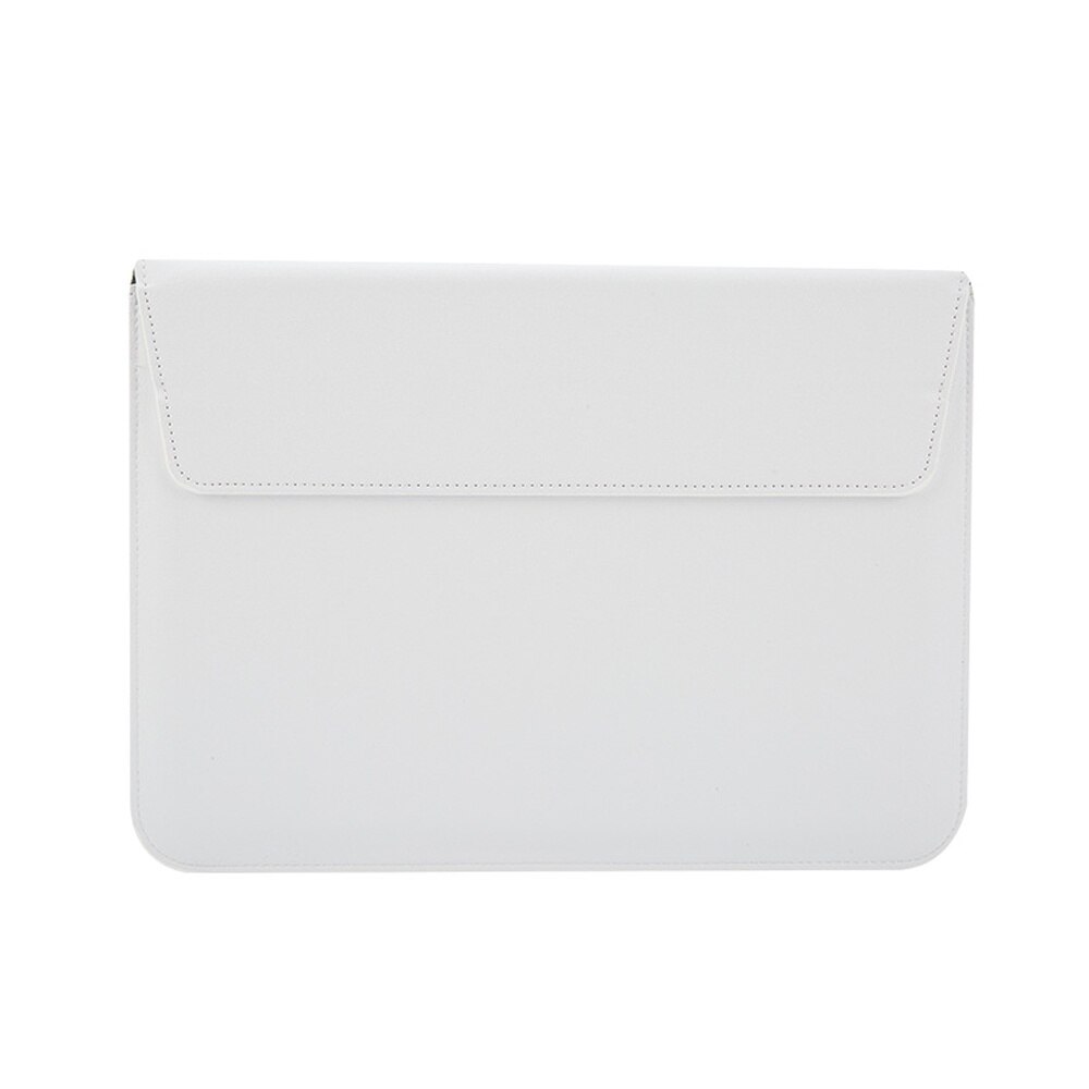 Husa laptop 15 inch, BGHYHYHI, Piele, Alb