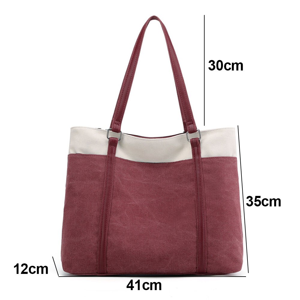 Geanta laptop HERUSI 15,6 inch, bumbac, mov, 41x12x35cm, maner 30cm