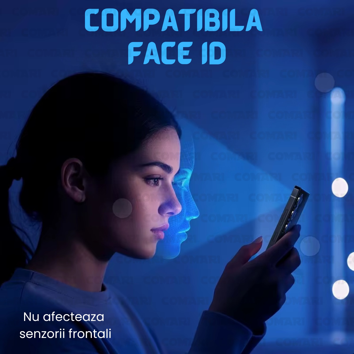 Folie de protectie pentru Motorola Moto G32 Comari® NeoGlass, sticla securizata 9H, Full Glue, claritate HD, rezistenta la zgarieturi, margini negre, transparent